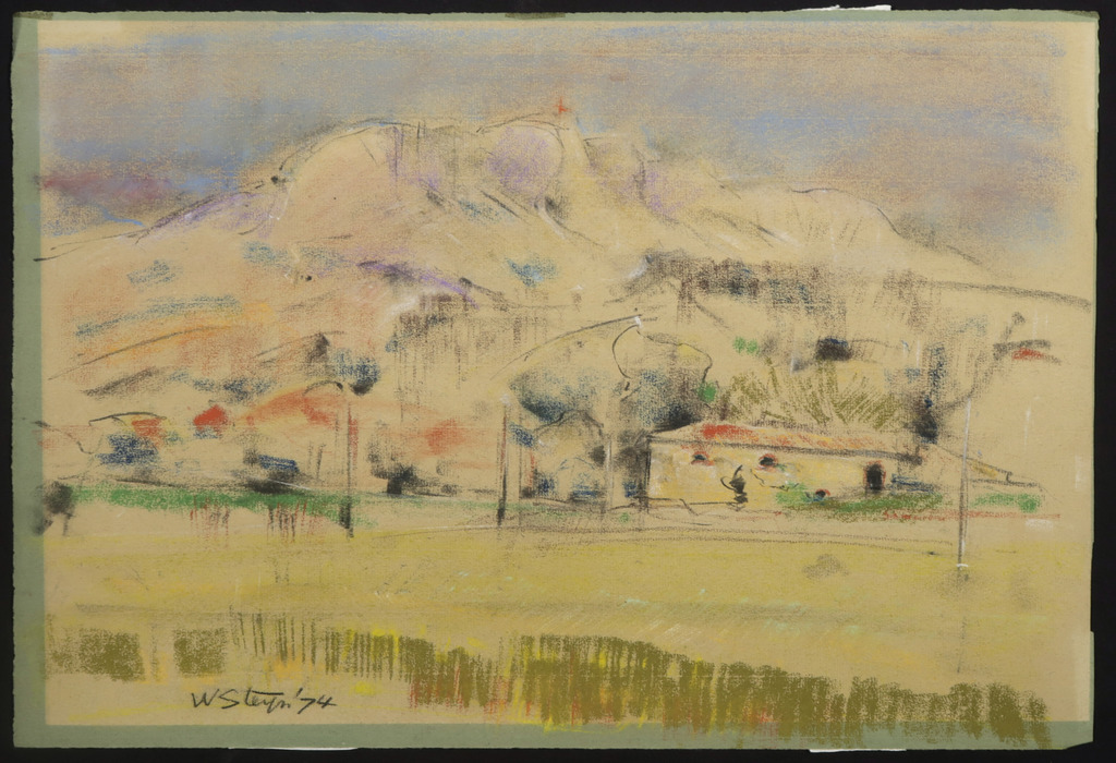 Wim Steijn: Krijttekening, Zuid-Frankrijk kopen? Bied vanaf 35!