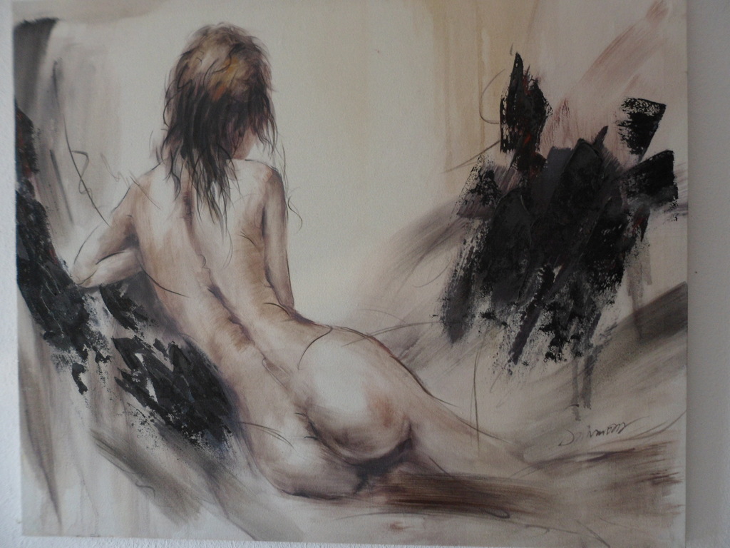 Onbekend,verf op doek,Vrouwlijk schoon. kopen? Bied vanaf 10!