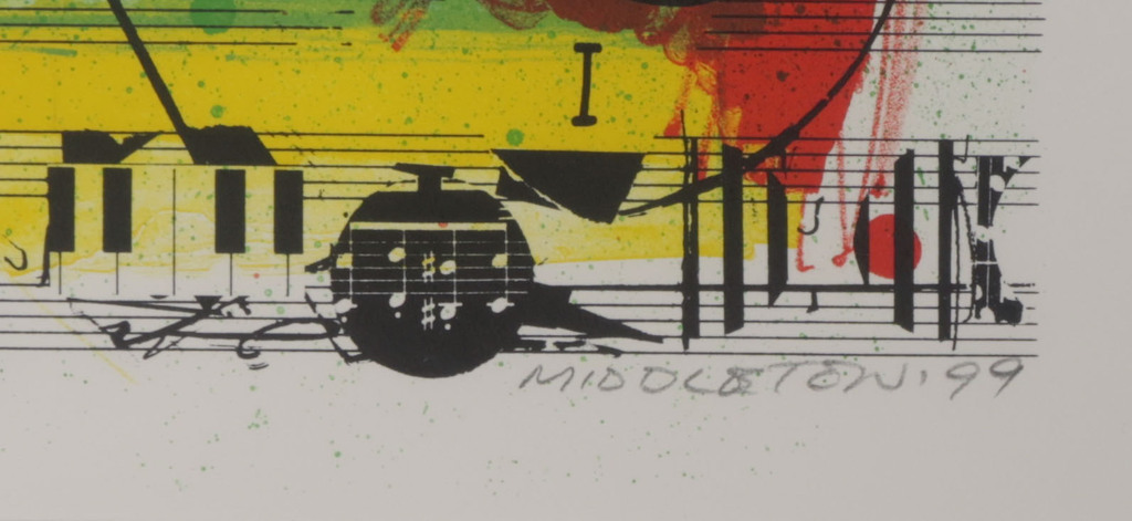 Sam Middleton: Zeefdruk, Bolivia - Ingelijst kopen? Bied vanaf 40!