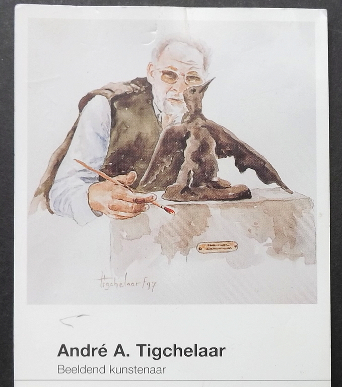 Andre A. Tigchelaar - aquarel / inkt - gesigneerd - 1998 kopen? Bied vanaf 1!