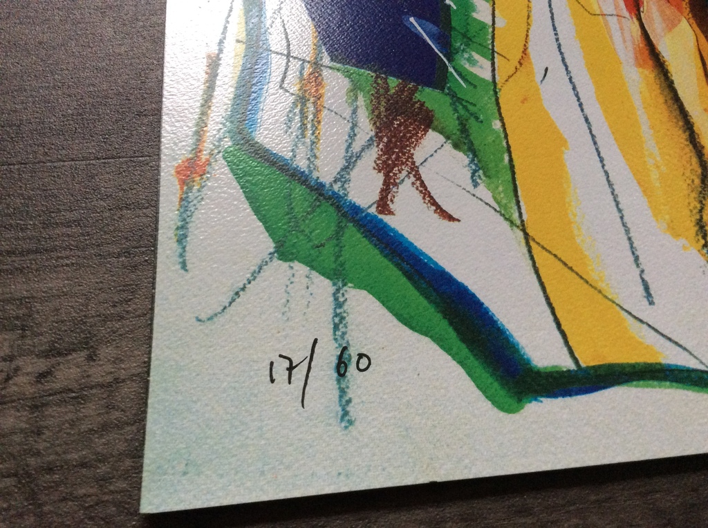 Laatste keer! José Pirès, Carmen II, zeefdruk, hand gesigneerd kopen? Bied vanaf 59!