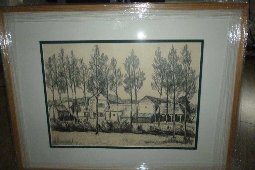 Tekening Ge Hurmans  Boerderij in St Ustre Frankrijk  kopen? Bied vanaf 100!