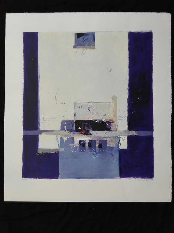 Ron van der Werf, zeefdruk op papier, Titel: Mysterie II verkocht voor € 40!