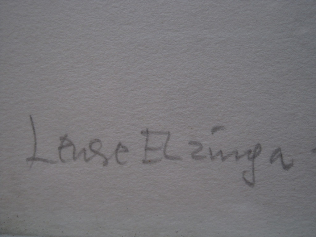 Groot gesigneerd 1971 Kalligrafisch Litho "Molentjes" ZEER BEP. OPLAGE 3/3! kopen? Bied vanaf 1!