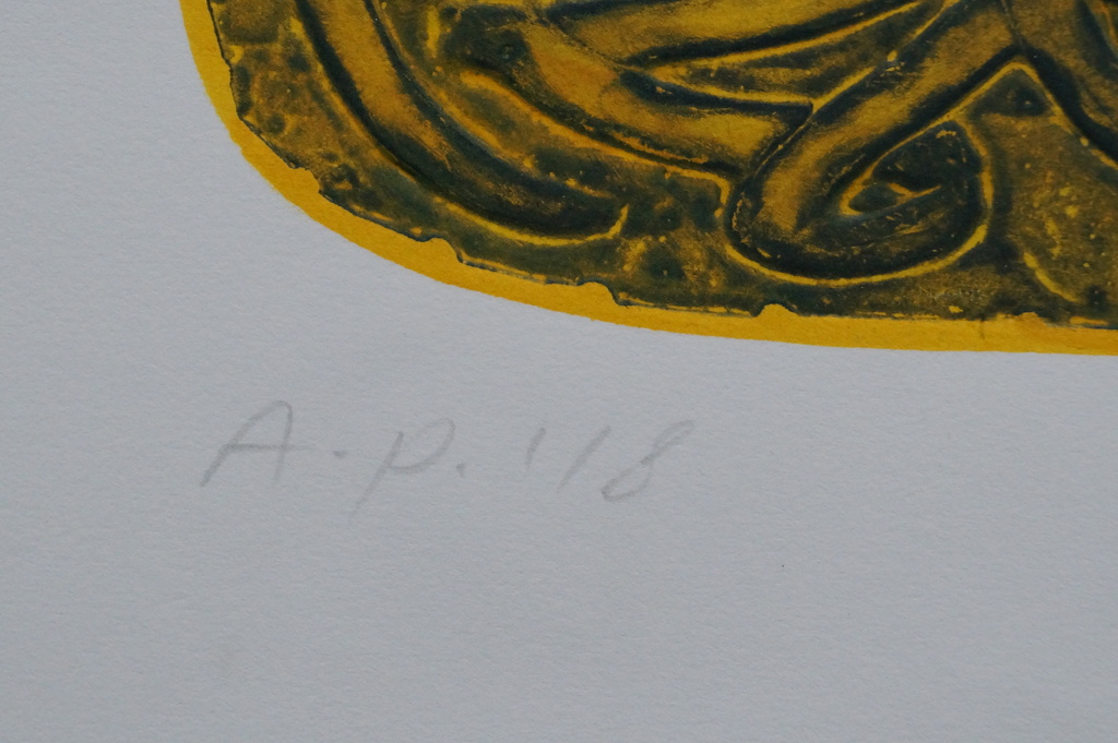 Sadik Kwaish Alfaji - gesigneerde zeefdruk (reliëf) - 1999 kopen? Bied vanaf 15!