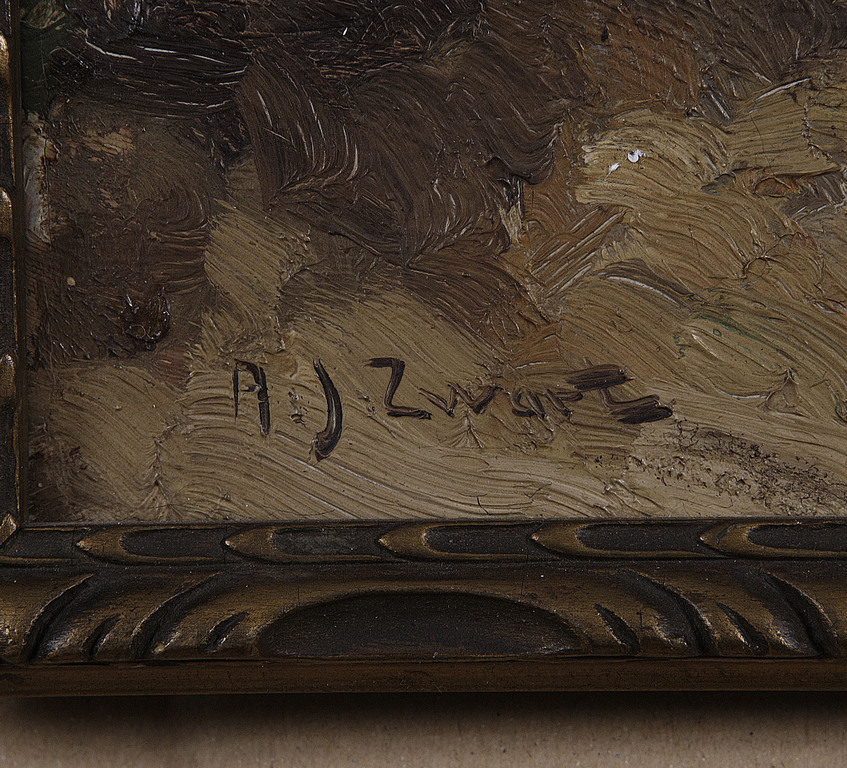 A.J. Zwart (1903-1981); In de Duinen kopen? Bied vanaf 400!