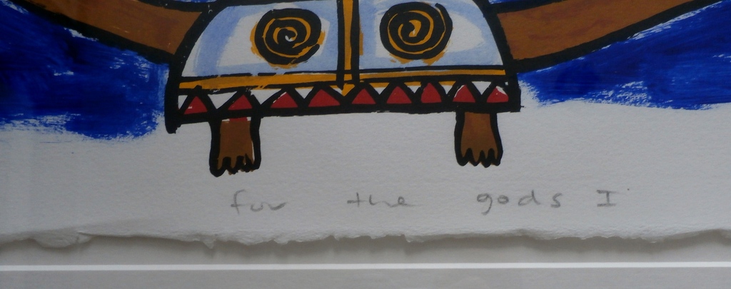 Toyin Loye - Toyin Loye - ingelijste zeefdruk: For the Gods I - 1997 kopen? Bied vanaf 135!