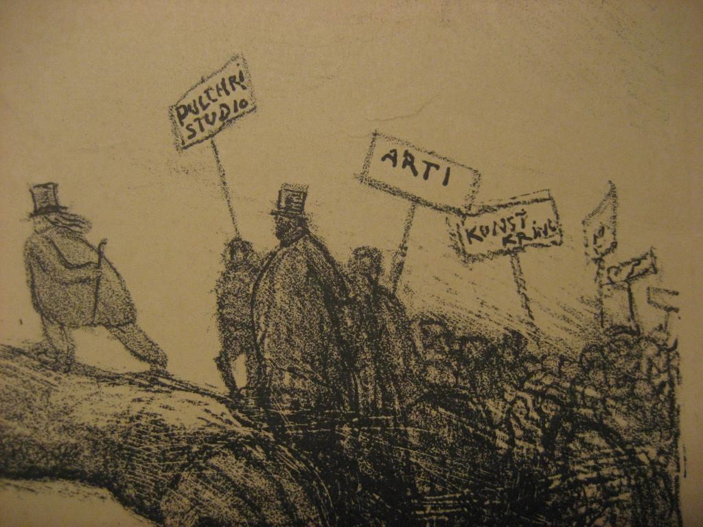 Marius Bauer unieke oude prenten De Brug en Laatste Vuurwerk kopen? Bied vanaf 1!