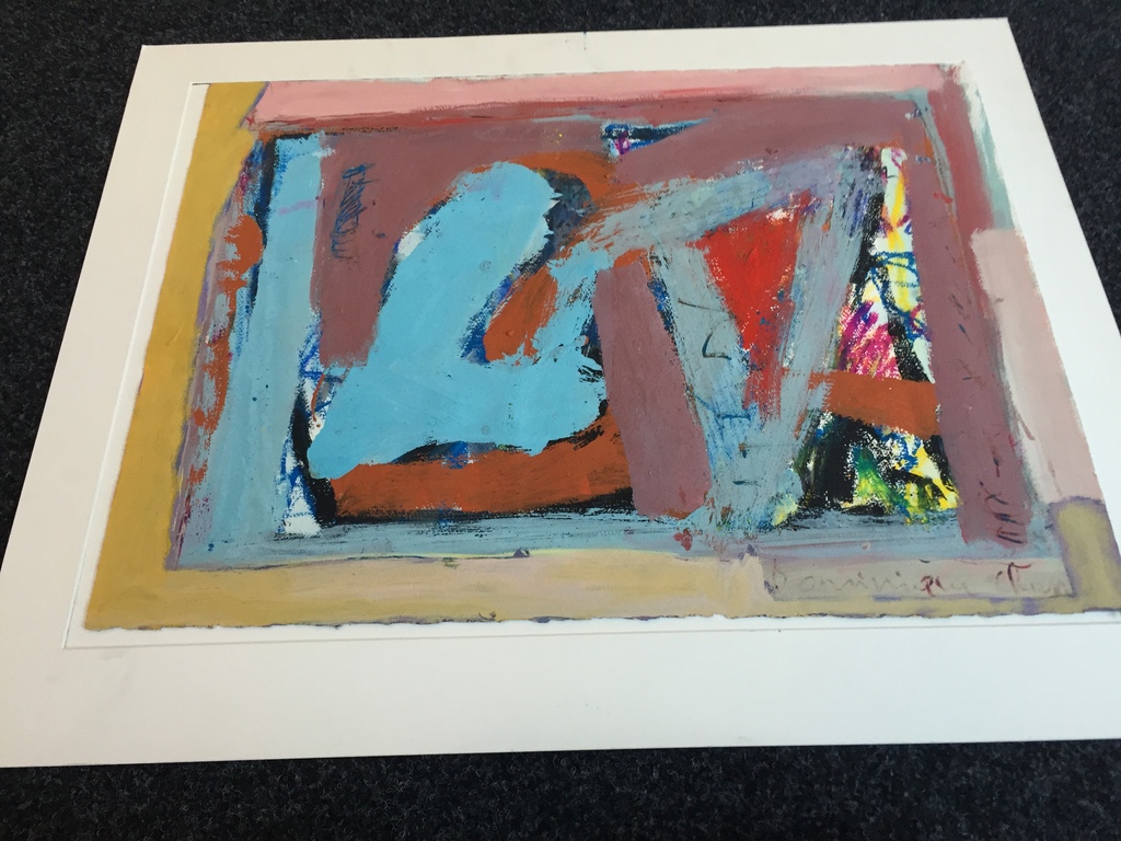 Dominique Chan acryl op papier. Gesigneerd. kopen? Bied vanaf 1!