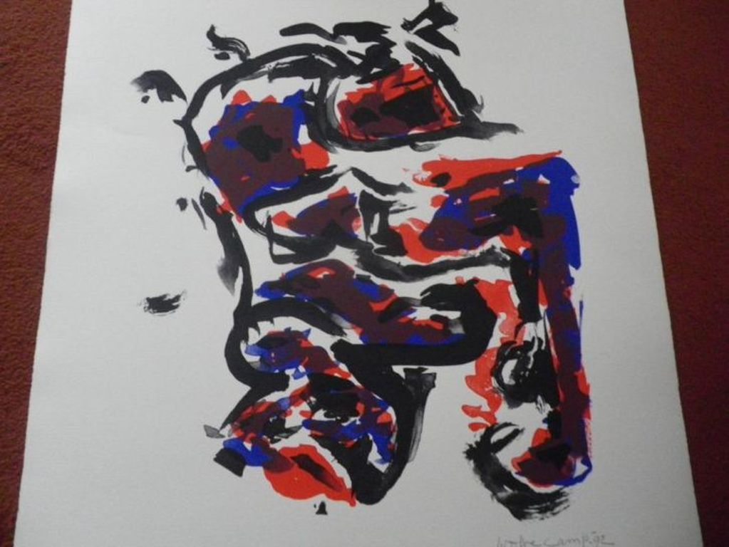 Wolvecamp - Zeefdruk verkocht voor € 175!