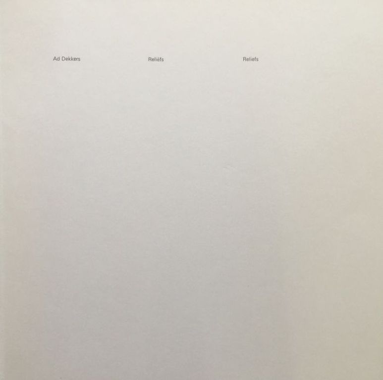 Ad Dekkers - Reliefdrukken - Variaties op: Fase van vierkant naar cirkel kopen? Bied vanaf 375!