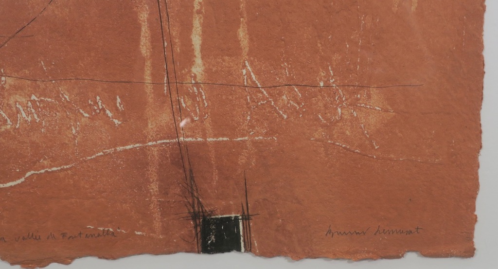 Bernard Remusat: Carborundum, En Vallee de Fontanalba - Ingelijst (groot) kopen? Bied vanaf 70!