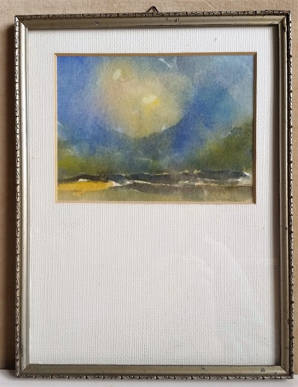 Willie van Haard (1929-2013), aquarel, Wolken & Zee kopen? Bied vanaf 45!