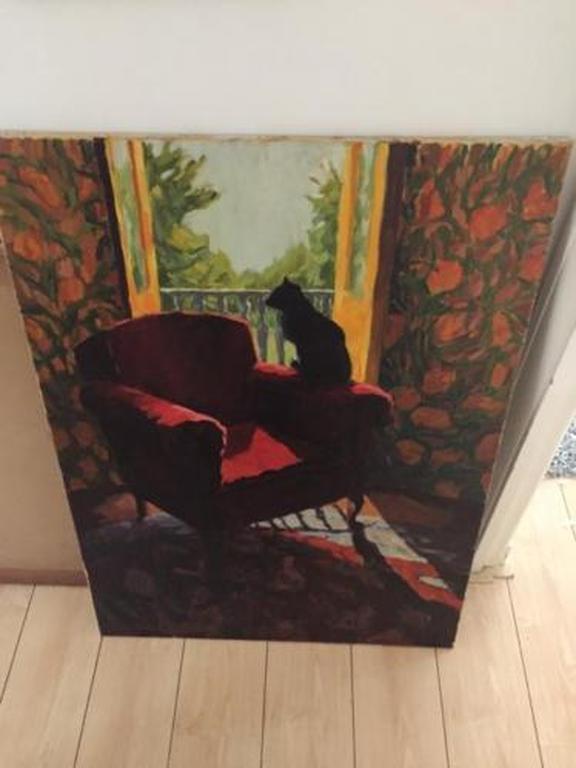 Mooi olieverf schilderij van van Marcel Schellekens verkocht voor € 600!