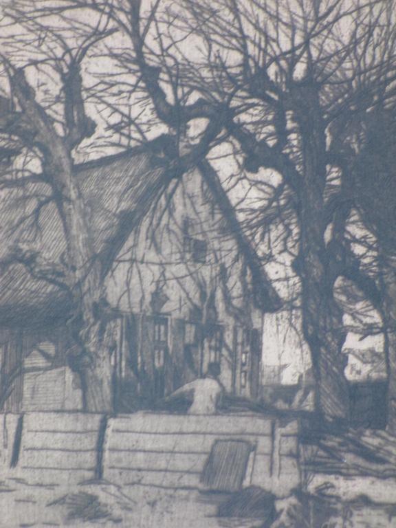 Pol Dom, Boerderij in Laren, Ets 1909 kopen? Bied vanaf 50!