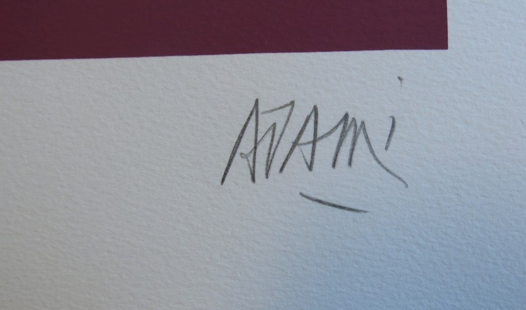 Valerio Adami: Zeefdruk, Cosa si vede fuori (zeer groot!) kopen? Bied vanaf 150!