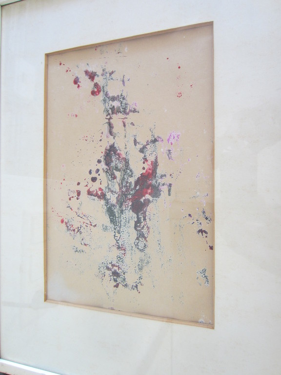 DE PLOEG RUURD ELZER ABSTRACT WERK 1966 verkocht voor € 50!
