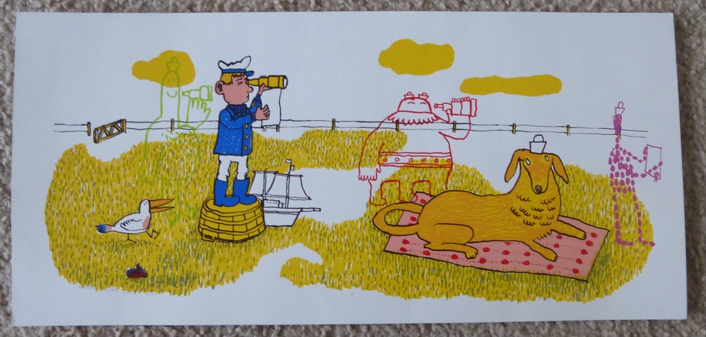 Jeroen Funke, zeefdruk, handgesigneerd en genummerd, 2002 kopen? Bied vanaf 1!