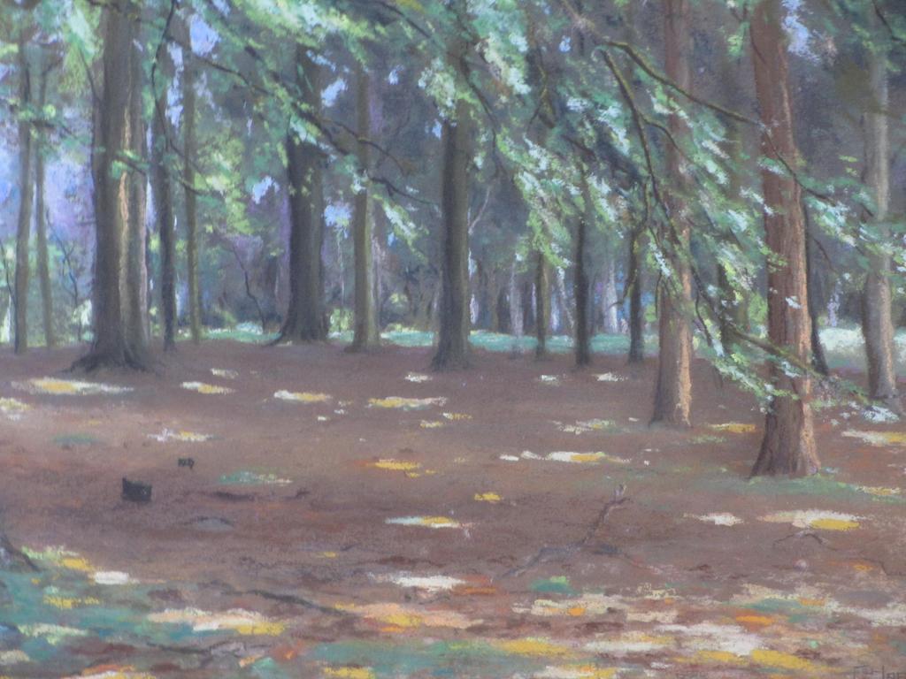 Fr.Hartsuijker, Bosgezicht, Gemengde techniek kopen? Bied vanaf 65!