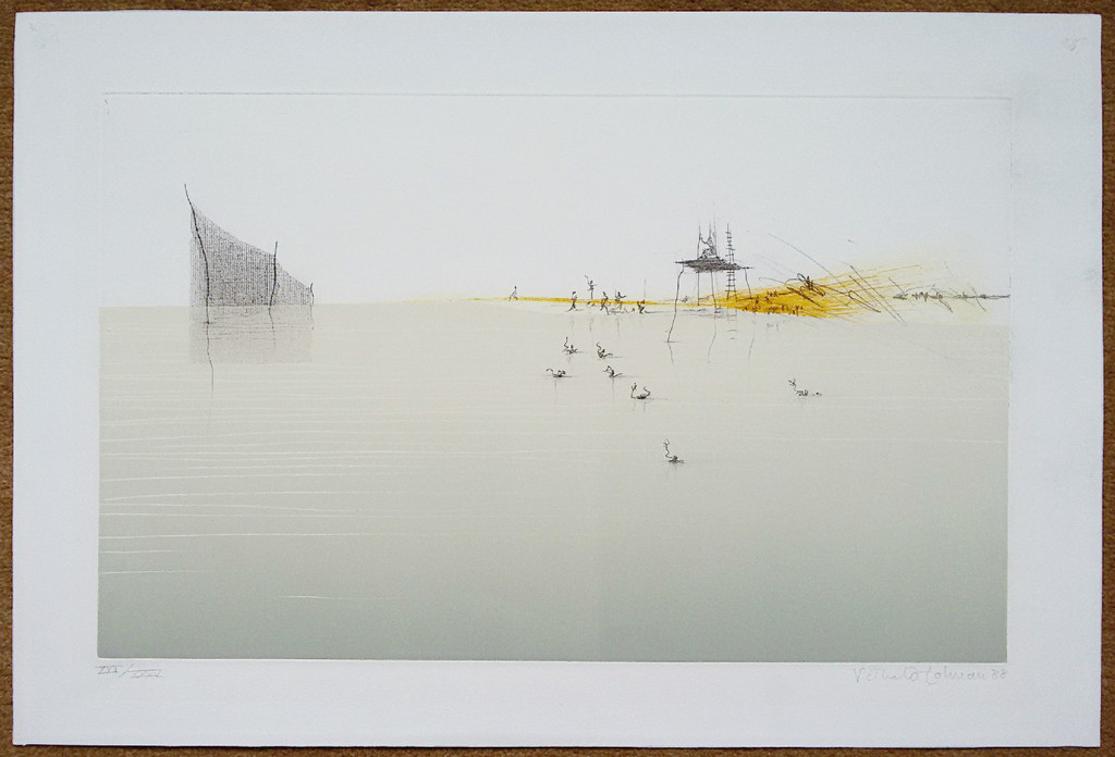 Ronald Tolman - Waterwereld, aquatint ets kopen? Bied vanaf 100!