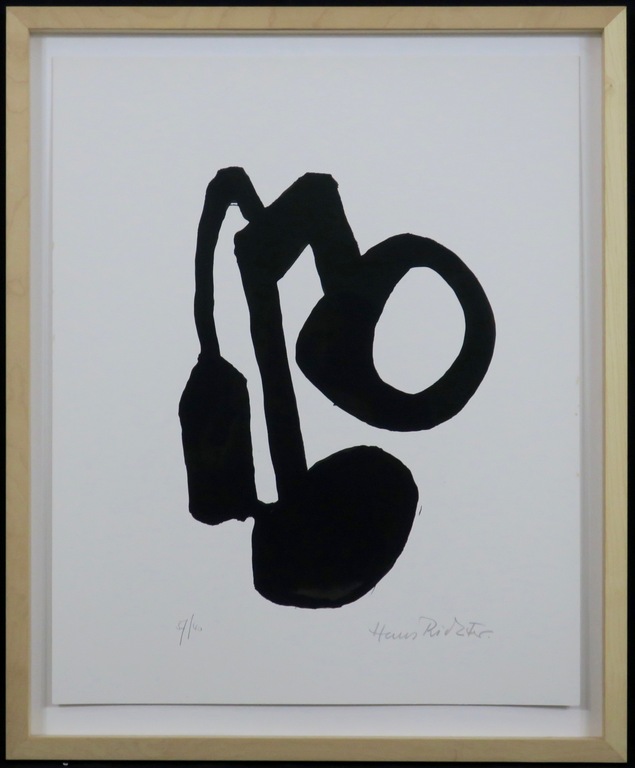 Hans Richter: Zeefdruk uit de serie 'Retrospektiver Lebensfahrplan' - Ingelijst kopen? Bied vanaf 250!