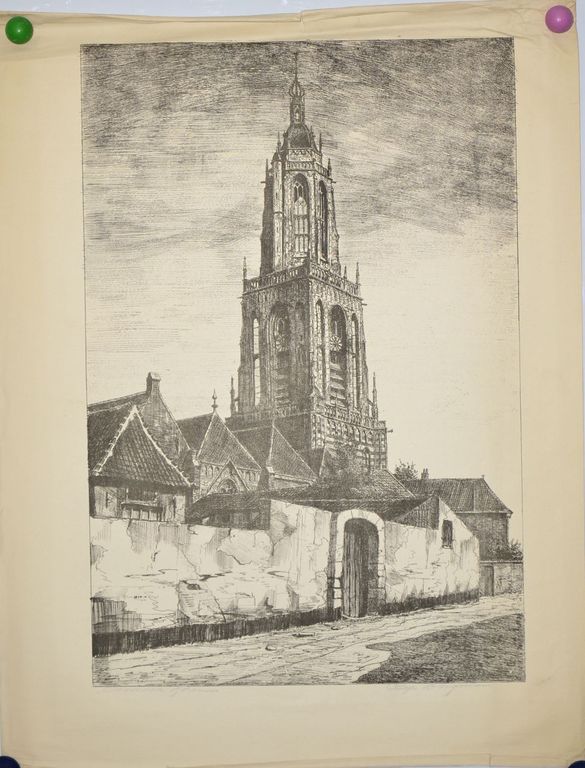 Onbekend: Ets. Kerktoren kopen? Bied vanaf 1!