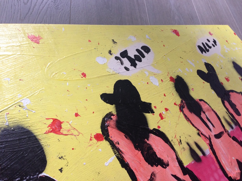 Prachtig werk van Espen Greger Hagen; 'Bar girls' 1.00 x 0.70 kopen? Bied vanaf 195!