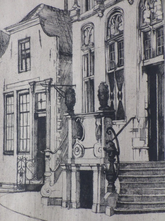 Rudolf Schönberg, Stadhuis van Veere, Ets kopen? Bied vanaf 35!