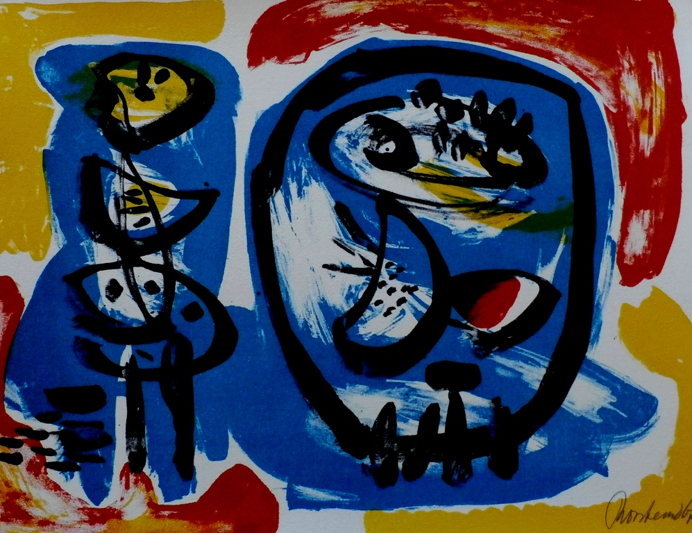 Anton Rooskens - litho 4 - 1967 verkocht voor € 295!