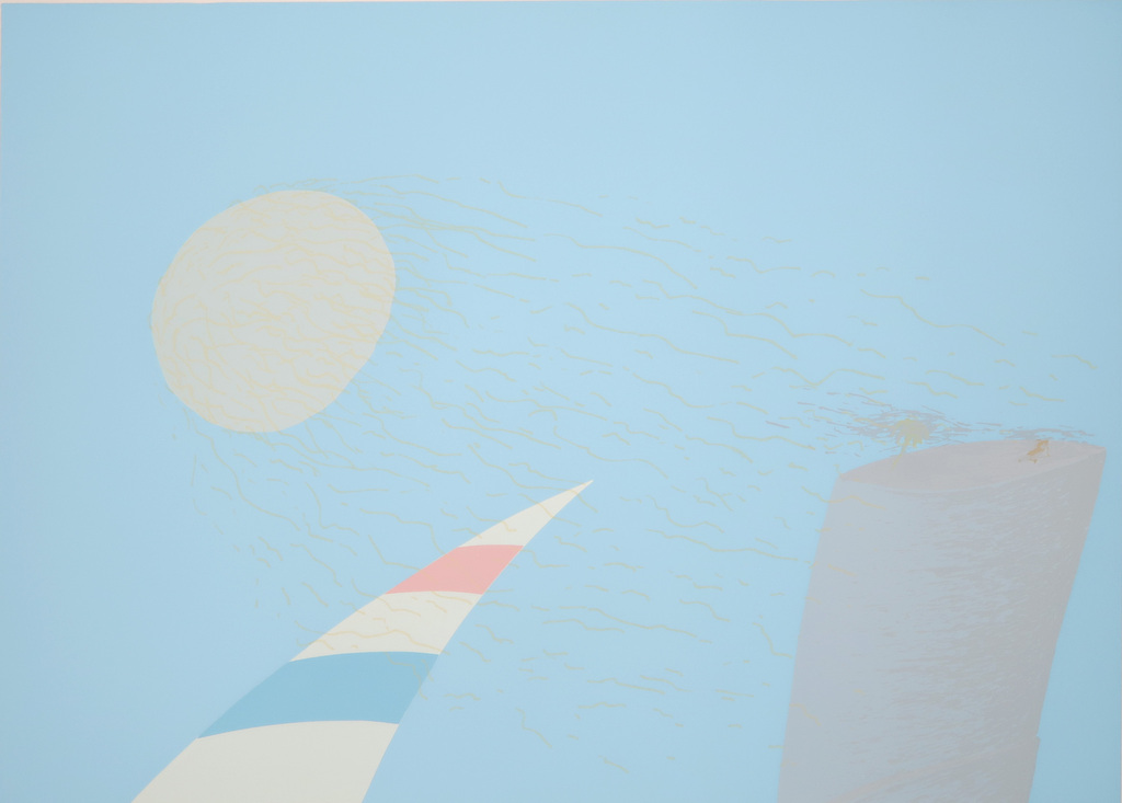 Doris Groeneveld: Zeefdruk, Zuidelijk landschap I kopen? Bied vanaf 1!