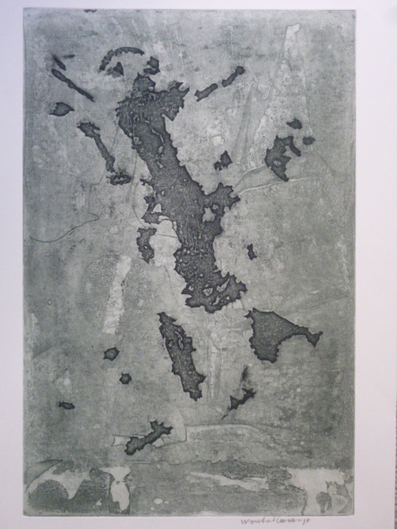 Wout van Heusden - ets - Abstract kopen? Bied vanaf 30!