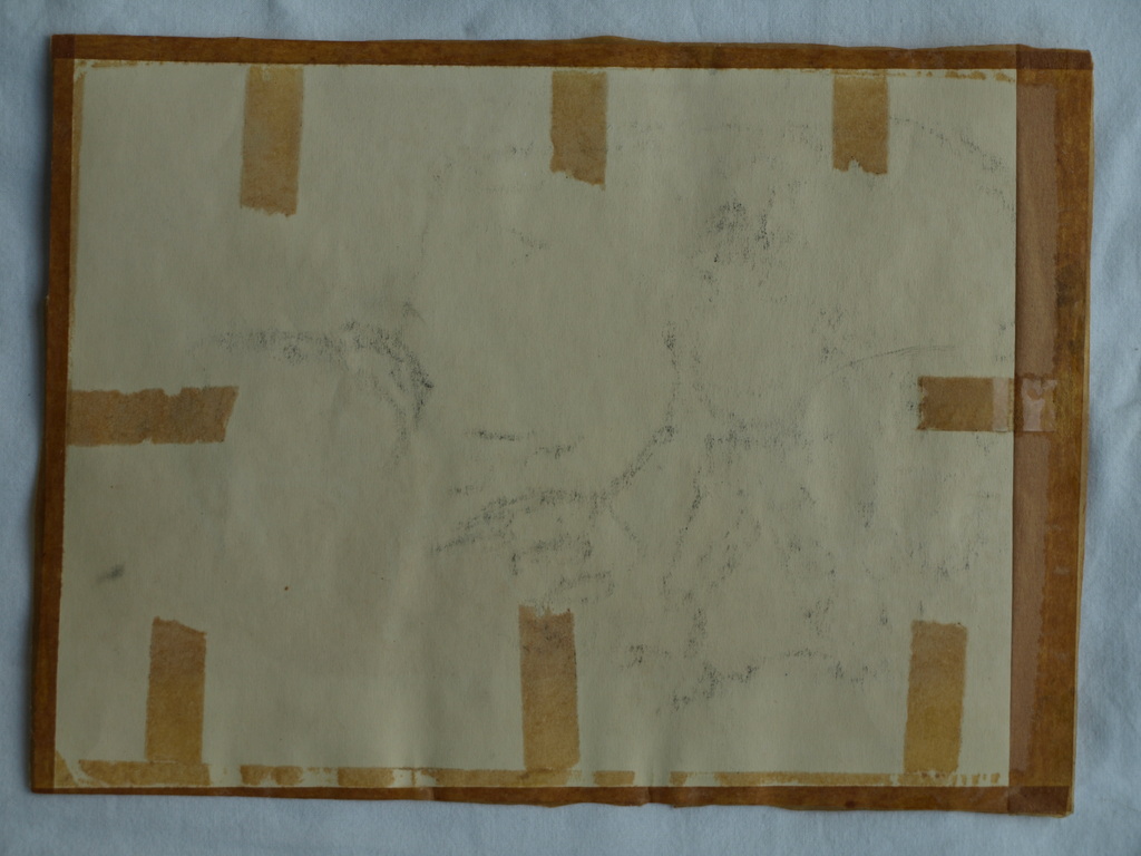 Onduidelijke signatuur : Aquarel / pasteltekening - Boerenkar – ca 1900 kopen? Bied vanaf 25!