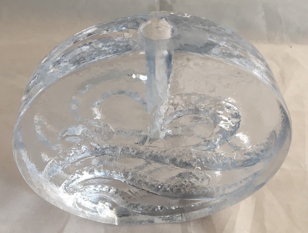 Walther glas - vintage  ovale solifleur kandelaar kopen? Bied vanaf 15!