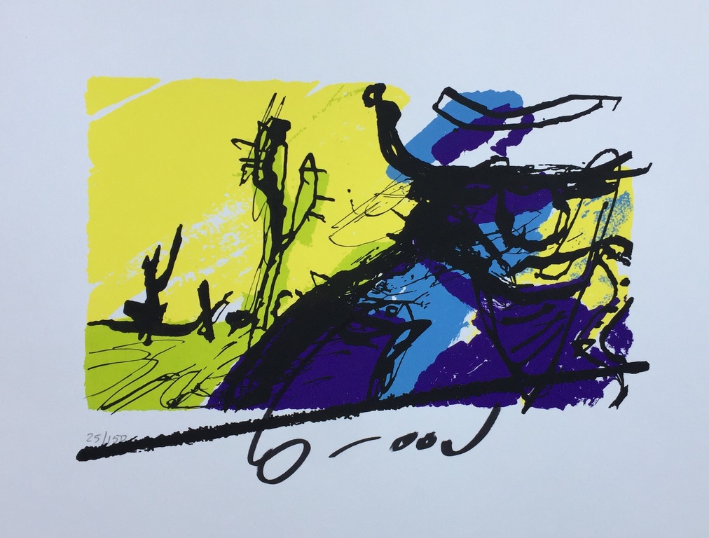 Herman Brood - Hand gesigneerde zeefdruk: Bono (U2) kopen? Bied vanaf 1!