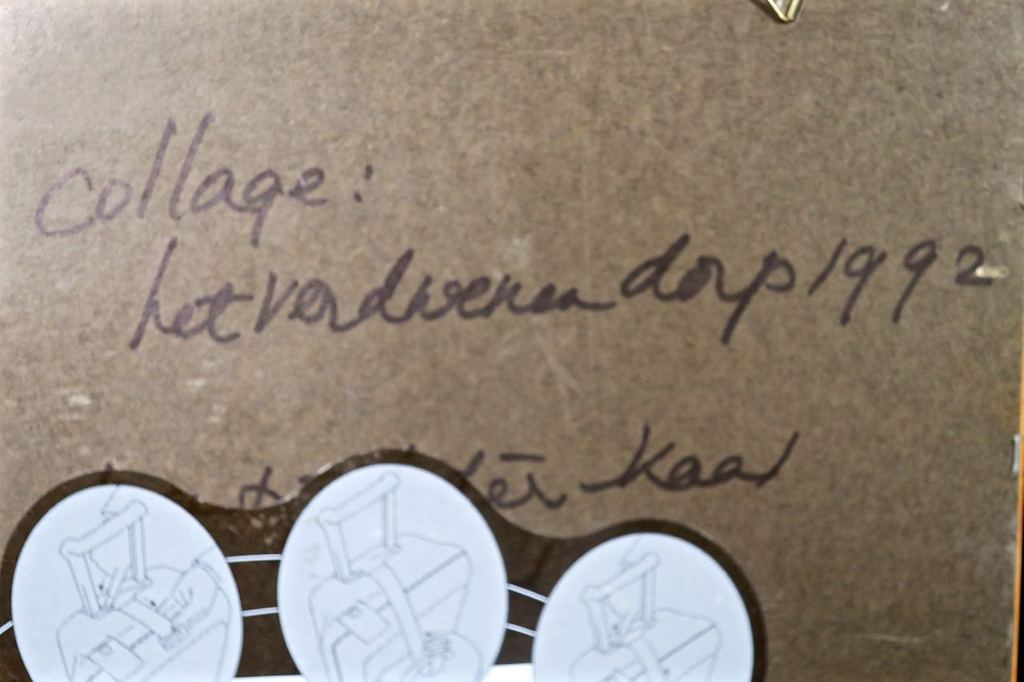 Meertje Kaal: Collage, Het verdwenen dorp - Ingelijst kopen? Bied vanaf 1!