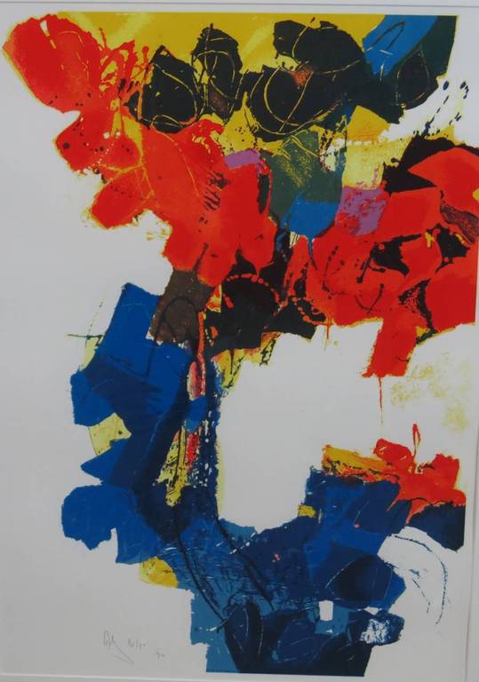 Arty Grimm: Zeefdruk, Zonder titel - Ingelijst (groot) kopen? Bied vanaf 80!