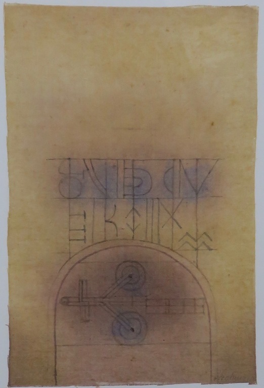 Gerrit Veenhuizen: Tempera op doek, Zonder titel -Ingelijst kopen? Bied vanaf 35!