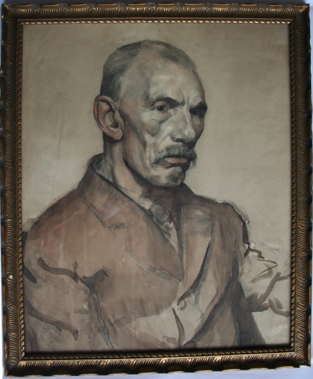Gerard Hendrik Grauss (1882-1929), tekening / aquarel, portret van een arbeider kopen? Bied vanaf 90!