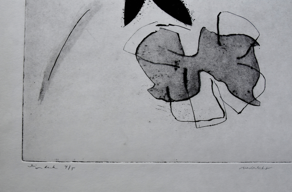 Zoltin Peeter , ets  # VEDERLICHT # 1991, gesigneerd, genummerd 4/5, mint kopen? Bied vanaf 45!