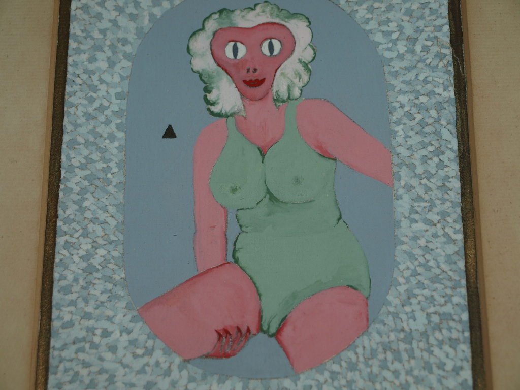 Anton Ruytenbeek  – Gouache – Vrouw in badpak – Gesigneerd & ingelijst – 1973 kopen? Bied vanaf 1!