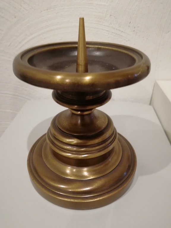 prachtige bronzen kandelaar - 2de helft 20ste eeuw - afkomstig uit England kopen? Bied vanaf 75!