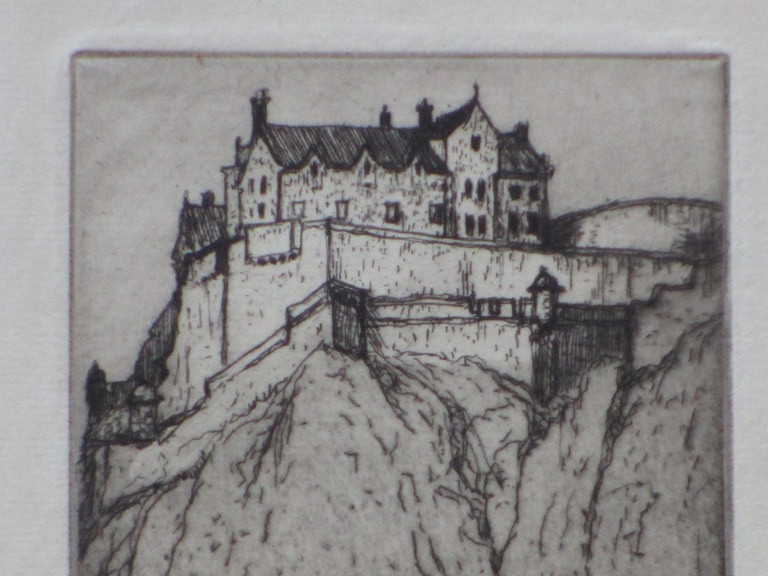 Jan Poortenaar, Kasteel Edinburgh, Ets kopen? Bied vanaf 1!