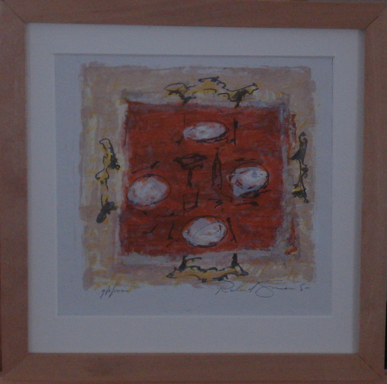 Richard Smeets, 2 zeefdrukken uit de serie 'Tafelgesprekken' kopen? Bied vanaf 59!