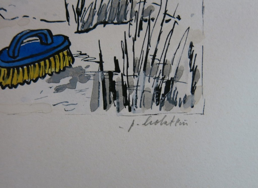 Pieter Holstein: Handgekleurde Litho, Landschap kopen? Bied vanaf 1!