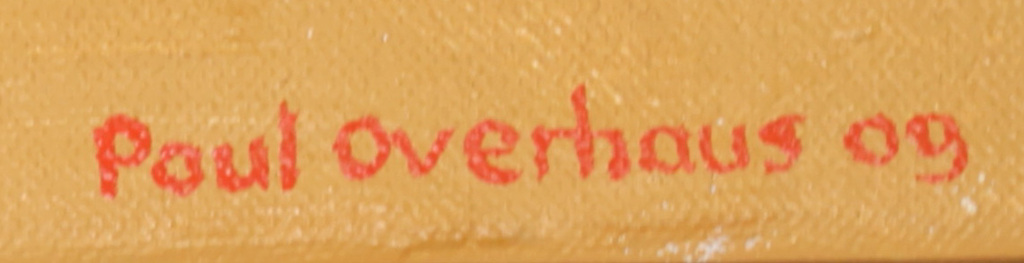 Paul Overhaus: Olieverf op doek, Gele wolk - Ingelijst (Groot) kopen? Bied vanaf 250!