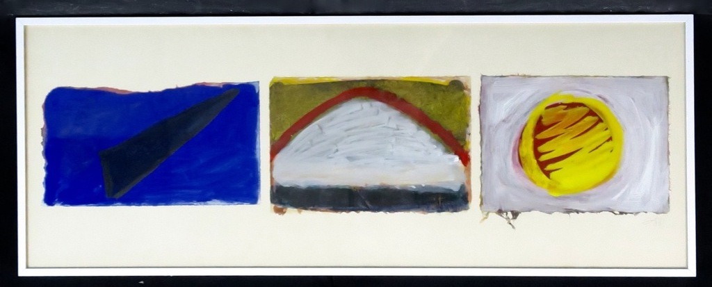 Beppie Gielkens: Gemengde techniek op papier, Sheikh abd el'qurna - Ingelijst verkocht voor € 40!