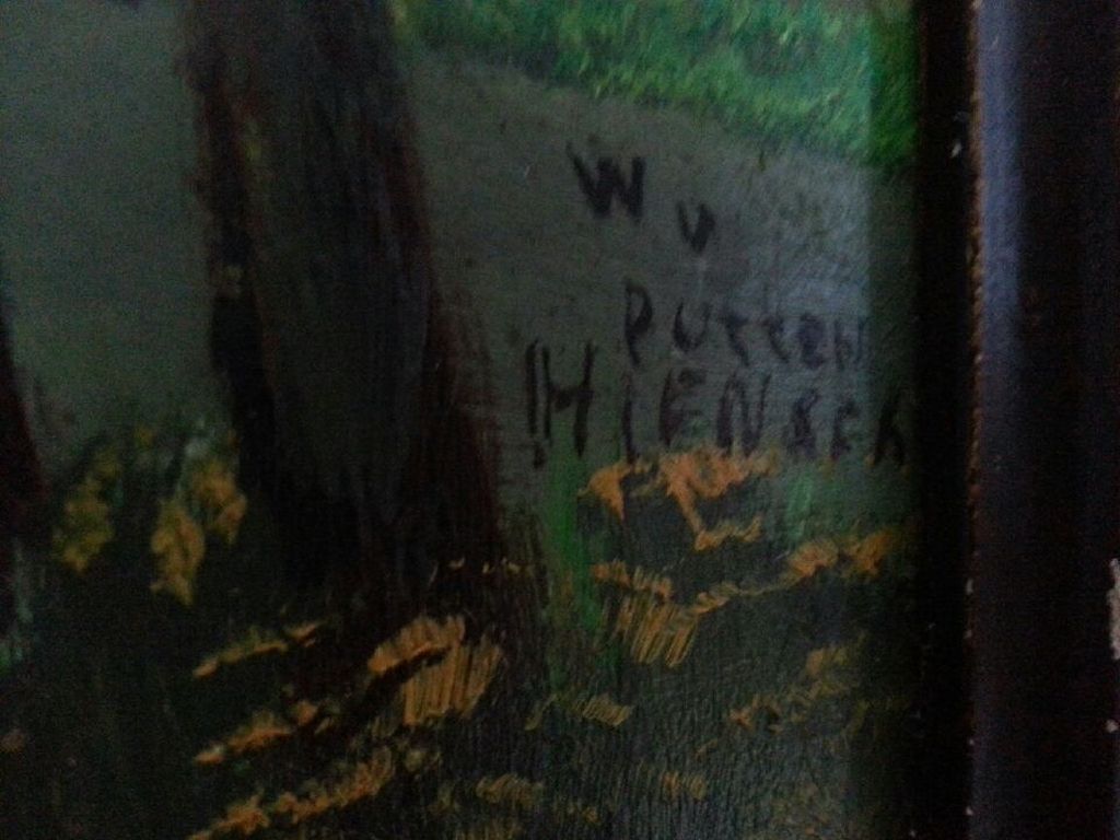 Olieverf op doek van W van Putten Hiensch (overleden 2003 Apeldoorn) kopen? Bied vanaf 1!