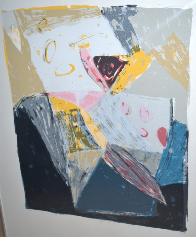 Tussen dag en nacht - grote zeefdruk - plus zeefdruk C.Godfroy kopen? Bied vanaf 50!