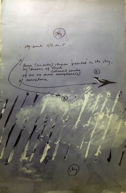 Pieter Engels : Kleurenlitho,Sky Event II kopen? Bied vanaf 1!