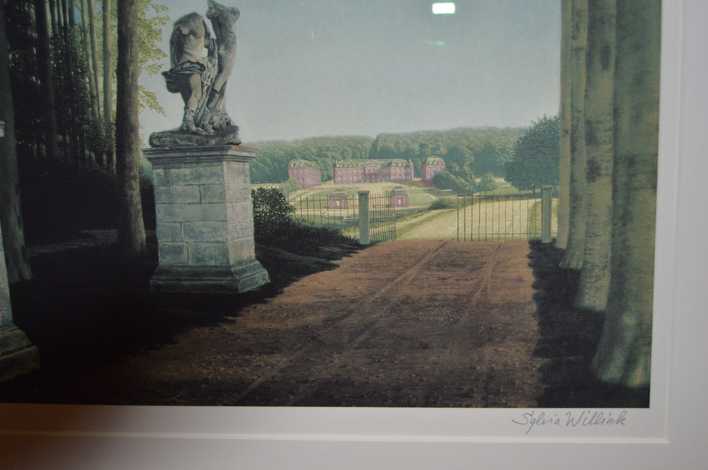 Carel Willink - Carel Willink: Zeefdruk - Gezicht op Château Dampierre - opl. 200 ex. kopen? Bied vanaf 239!